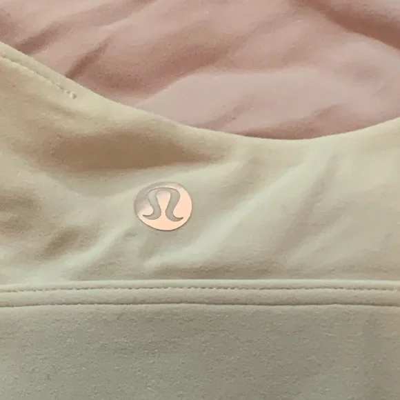 Lululemon Sweet Awakenings Bra Light Green Sz 10 Missing Pads - Picture 3 of 4